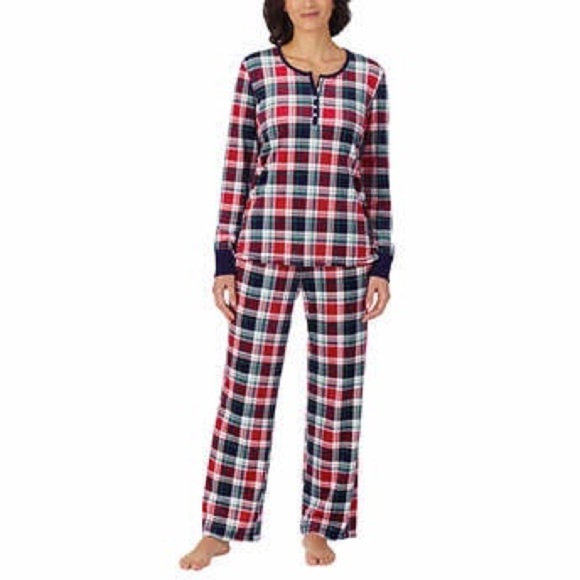 LAST ONE AVAILABLE!! New Nautica Ladies Fleece Pajama PJ Set Size XXL - Picture 1 of 16